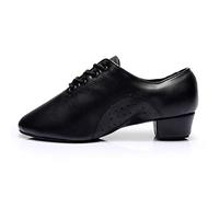 HROYL Scarpe da Ballo Pratica Donna/Bambino/Uomo Professionali per Latino Salsa Caraibico Jazz Danza,238-Nero 24 EU
