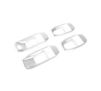 HRQCTIM Auto Porta Maniglia Interna Ciotola Decorazione Dell'autoadesivo Della Copertura Trim Per Jeep Per Wrangler JL Per Gladiator JT 2018 2019-2023 (Sliver-4Doors)