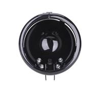 HRQCTIM Faro Anteriore Universale Rotondo per Moto Faro Anteriore Giallo da 5,75 Pollici con Luci Diurne DRL per Moto Fari Anteriori per Moto(Black1)