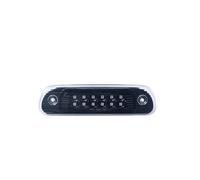 HRQCTIM Luce di Stop Posteriore A LED per Auto Terza Luce di Stop per Jeep per Grand Cherokee WJ 1999 2000 2001 2002 2003 2004 Fumo E Trasparente Luci Terzo Stop Auto(Clear)