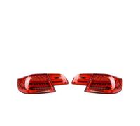 HRQCTIM Luce Posteriore per B&MW M3 E92 330i 335i 2006-2013 Luci per Auto LED Luce di Stop Posteriore DRL Segnale di Freno Luce di Retromarcia Fanale Posteriore per Auto Ricambi Auto(Red)