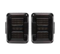 HRQCTIM Luce Posteriore per Jeep per Wrangler JK JKU 2007 2008 2009 2010 2011-2017 2018 Luce di Retromarcia Luci Posteriori A LED Uniche Ricambi Auto(Black)