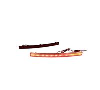 HRQCTIM per C&hevrolet per Corvette C7 2014-2019 Luci Posteriori dei Freni Luci Fendinebbia Posteriori Luci Riflettenti per Paraurti Posteriore Auto A LED Rossi Luci Terzo Stop Auto(2pcs Red Lens)