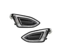 HRQCTIM Per Ford Per Edge Modello US 2015-2018 Fari Fendinebbia A LED DRL Per Auto Cornice Di Copertura Per Fendinebbia Griglia Luci Diurne Fendinebbia anteriori(Pair)