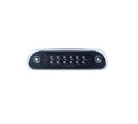 HRQCTIM per Jeep per Grand Cherokee WJ 1999-2004 LED Terza Luce di Stop Posteriore, Luce di Stop, Accessori per Auto fumé E Trasparenti Luci Terzo Stop Auto(Clear)