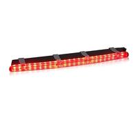 HRQCTIM per Mercedes per Benz Classe C W203 Berlina 2001-2007 Lampada Luce Freno A LED Rossa Terza Luce Stop Alta Lente Rossa/Nera A2038200156 Luci Terzo Stop Auto(1PC Red Lens)
