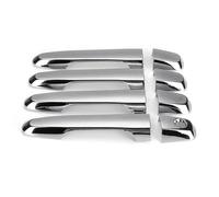 HRQCTIM Per MITSUBISHI Per TRITON L200 ML MN MQ 2005-2017 Nero Cromato Auto Maniglia Esterna Della Porta Copertura Trim(Chrome)
