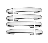 HRQCTIM Per Toyota Per Yaris Per Vitz XP90 2006 2007 2008 2009 2010 2011 Copertura Per Maniglia Esterna Della Portiera(Silver 1 keyhole)