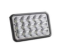 HRQCTIM per XR650L XR250L XR650R XR400R Faro Anteriore A LED 4"x6" con Abbaglianti E Luci Diurne H4656 H4651 Faro Anteriore A LED Fari Anteriori per Moto(A)