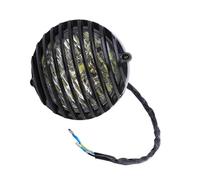 HRQCTIM per Y&amaha Faro Anteriore Universale per Moto Faro Anteriore A Rete con Griglia Paralume Faro Anteriore Fari Anteriori per Moto