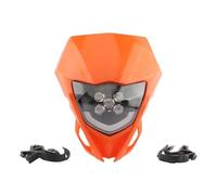 HRQCTIM per Y&amaha WR 250F 250R 450F YZ TTR FX MX 2015-2019 Faro Anteriore per Moto Faro Anteriore per Motocross E Cross Fari Anteriori per Moto(Orange)