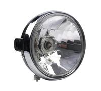 HRQCTIM per Y&amaha YBR125 YBR 125 2002-2013 35W Faro Universale da 7" 7 Pollici Faro Rotondo per Moto Faro Anteriore Faro Anteriore Rotondo Fari Anteriori per Moto