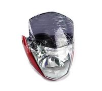 HRQCTIM per Y&amaha YBR125K YBR125 YBR125K JYM125-7 Faro Anteriore per Moto Gruppo Faro Cupolino Faro Parabrezza Fari Anteriori per Moto(Set of Red)