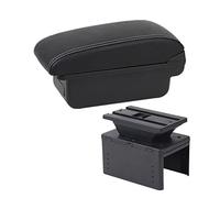 HRQCTIM Scatola Bracciolo Centrale per R&enault per Clio 5 Scatola Bracciolo Bracciolo per Auto Scatola Portaoggetti Centrale Retrofit Interno con Accessori per Auto USB Scatola Bracciolo(A3 No USB)