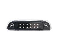 HRQCTIM Terza Luce di Stop per Jeep per Grand Cherokee 1999-2004 Parti per Fanali Posteriori A LED Gruppo Posteriore A LED Luce di Stop Aggiuntiva Luci Terzo Stop Auto(Smoked Clear Shell)