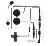 HRS 502K Kit casco Moto cuffia con mic. e ptt, per Kenwood Wouxun Baofeng Zodiac