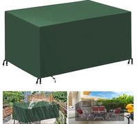 HRSMTY Copertura per Mobili da Giardino,420D Impermeabile Antivento Raggi UV Antipolvere,Panno Oxford Tavoli Cortile Copri Copridivano,Rettangolare Copertura Tavolo Giardino