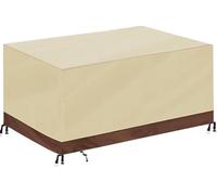 HRSMTY Copertura per Mobili da Giardino,420D Impermeabile Antivento Raggi UV Antipolvere,Panno Oxford Tavoli Cortile Copri Copridivano,Rettangolare Copertura Tavolo Giardino