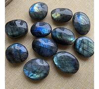 HRTDOFFE 1pc Naturale Colore Blu Labradorite Originale Labradorite Pietra di Luna Pietre Naturali Ornamento Moonstone-10g-20g, Cina