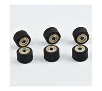 HRTHCAJ 6 pz Rullo Push Roll Adatto for Mimaki Roland CAMM Graphtec CE5000 120 Liyu Plotter Da Taglio Vinile Cutter Feed Gomma Rame(6pcs 3x11x16mm)