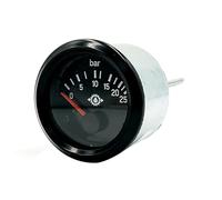 HRTHCAJ Manometro Olio da 52mm Adatto for Parti del generatore 0-25bar 12V escavatori for Auto Accessori for Veicoli di ingegneria