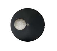 HRTUFN WCC00816 Quadrante dell'orologio NH38 da 30,5 mm con motivo a raggi di sole, quadrante scheletrato vuoto senza parole, modifica del, un foro for movimento(schwarz)