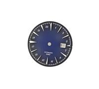 HRTUFN WCC00816 Quadrante e lancette for orologio NH34 GMT da 35 mm applicabile agli accessori for la modifica della cassa dell'orologio uomo Cocktail for movimento(Blue dial)