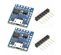 Hrtyvhin 2 pezzi Digispark Kickstarter USB Modulo di sviluppo per piccole costruzioni elettroniche e microcontrollori