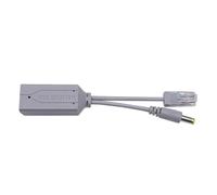 Hrtyvhin Adattatore PO ad alta efficienza da 48 V a 12 V con design isolante, elemento di separazione da 48 V a 12 V in PVC per conversione sicura dell'alimentazione, splitter efficiente dal punto di