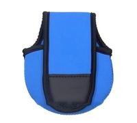 Hrtyvhin Borse di pesca a rullo sacchetto sacchetto sacchetto di protezione impermeabile copertura per mulinelli da pesca Baitcasting Roll Drum borsa, blu