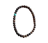 Hrtyvhin Bracciale con perline legno Coppia corde Stili antichi Ottimo per le donne Stili nazionali e gioielli fatti a mano ispirazione antica