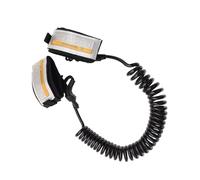 Hrtyvhin Braccialetto a spirale a molla, robusta corda per sport acquatici, ideale per surf, immersioni, kayak, con design anti-perdita, cinturino da polso regolabile con molla a spirale
