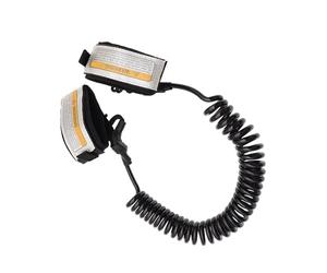 Hrtyvhin Braccialetto a spirale a molla, robusta corda per sport acquatici, ideale per surf, immersioni, kayak, con design anti-perdita, cinturino da polso regolabile con molla a spirale