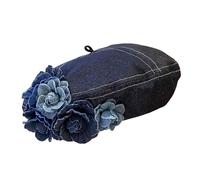 Hrtyvhin Cappelli alla moda, stile britannico, elegante cappello da pittore, taglie forti, alla moda, con fiori, per Outdoor Walk Club Cabbie, comodi berretti, d, Taglia unica