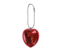 Hrtyvhin Carillon a forma di cuore in filigrana con custodia trasparente come decorazione da appendere per le donne che amano le scatole in miniatura e gli oggetti da collezione, Colore: rosso, Taglia