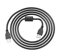 Hrtyvhin Cavo di prolunga USB 2.0 maschio a maschio supporta 480 Mbps trasferimento dati e ricarica per ventole, hard disk, set top box, anelli magnetici prolunga