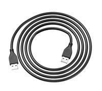 Hrtyvhin Cavo di prolunga USB 2.0 maschio a maschio supporta 480 Mbps trasferimento dati e ricarica per ventole, hard disk, set top box, anelli magnetici prolunga