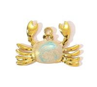 Hrtyvhin Ciondolo a forma di stelle marine e conchiglie, in acciaio inox, resistente, per donne, vacanze, conchiglie, stelle marine, gioielli, Einheitsgröße, come descritto, come descritto