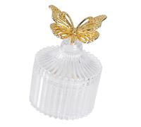 Hrtyvhin Ciotola per caramelle in plastica con accenti farfalla per decorazioni per feste matrimonio e porta caramelle per bomboniere