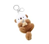 Hrtyvhin Delicato ciondolo per borsa Portachiavi in peluche Borse Ciondolo Ornamento per borsa per amanti degli animali e coloro che amano accessori dei cartoni animati Portachiavi per animali
