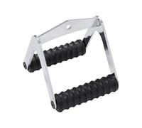 Hrtyvhin Doppio manico in serie a D, impugnatura ergonomica, fissaggio cavo, asta a V, rullo da ginnastica ergonomico, accessori per pulldown durevoli