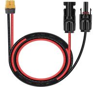 Hrtyvhin Efficiente pannello solare da 12 AWG su cavo adattatore di ricarica XT60 per campeggio e emergenze, cavo per centrali elettriche per auto
