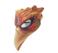 Hrtyvhin Elegante maschera carnevale per uccelli e animali, in morbido tessuto, accessorio per feste Halloween, per eventi a tema, maschera per uccelli in pelle
