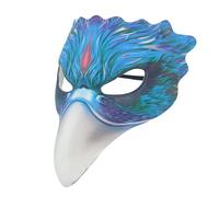 Hrtyvhin Elegante maschera carnevale per uccelli e animali, in morbido tessuto, accessorio per feste Halloween, per eventi a tema, maschera per uccelli in pelle