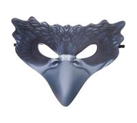 Hrtyvhin Elegante maschera carnevale per uccelli e animali, in morbido tessuto, accessorio per feste Halloween, per eventi a tema, maschera per uccelli in pelle