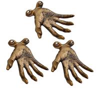 Hrtyvhin Gancio per appendere scultura a mano strega montata a parete a tema horror per appendere gioielli e accessori chiave Decorazioni Halloween Gancio da parete Halloween