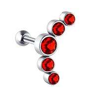 Hrtyvhin Orecchino a bottone moderno per piercing trago in acciaio inossidabile Gioielli per corpo in ceco per l ' uso quotidiano Accessori unici Orecchino punk rock