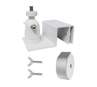 Hrtyvhin Per canalina di scarico satellitare, supporto per grondaie con supporto, adattatore a vite tubolare, rotazione a 360 gradi, kit di supporto satellitare Ethernet