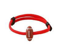 Hrtyvhin Simple Styles Milans - Bracciale in corda da 4 mm, lunghezza regolabile e rugby, accessori per feste, abbigliamento elegante, gioielli da uomo alla moda, Einheitsgröße, come descritto