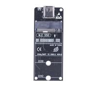 Hrtyvhin Stato solido adattatore disco 20 Gbps NVME USB3.2 GEN2X2 USB C adattatore NVME stato fisso alloggiamento disco adattatore USB C 2230/2242 alloggiamento